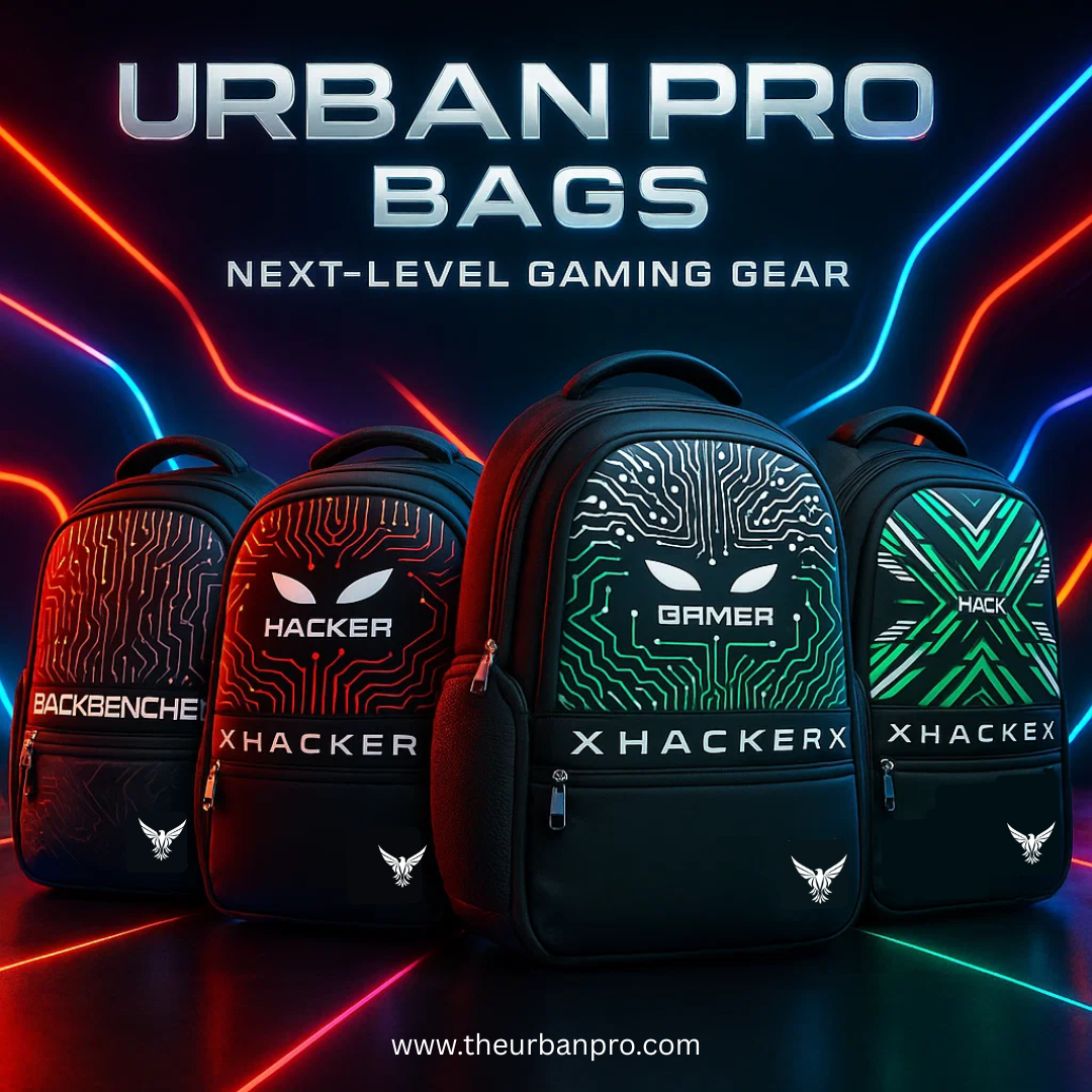 Urban Pro Hacker Black Laptop Backpack